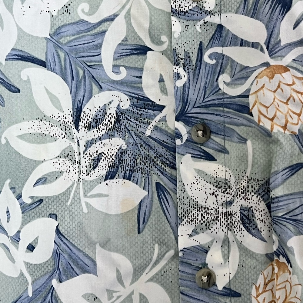 Campia Moda | Men’s Hawaiian shirt 100% cotton throw on oversized baggy … - Picture 6 of 9